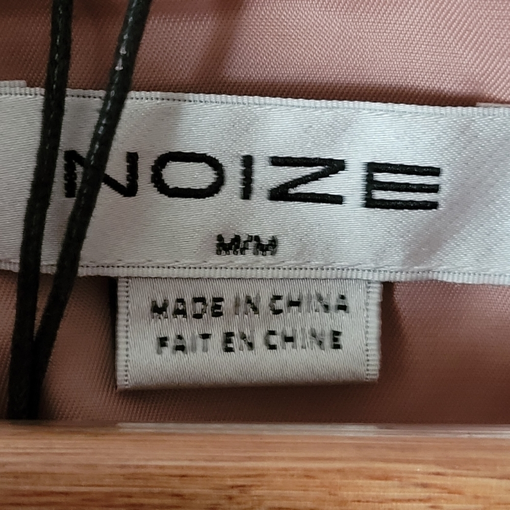 NOIZE Women's Pink Rose Miley Teddy Trucker Jacket Size M - Picture 7 of 8